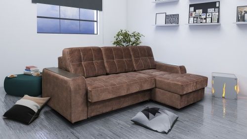 Картинка Кит-22 угловой диван от фабрики Леонис